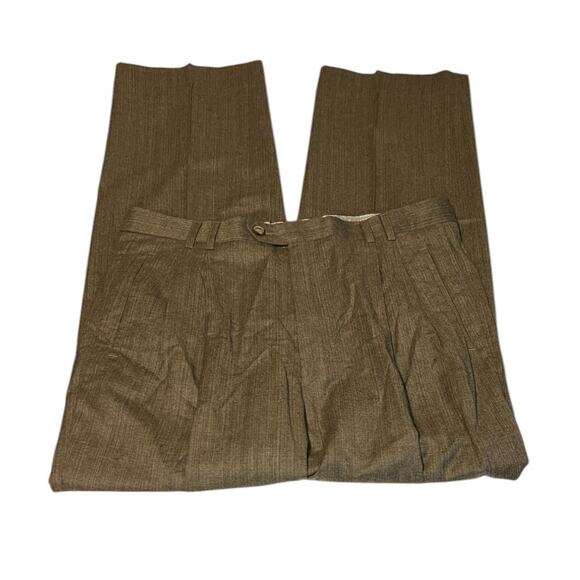 Vintage St. Croix Men's Gray Wool Dress Slacks Size 36 Casual Workwear Pants - Picture 2 of 6